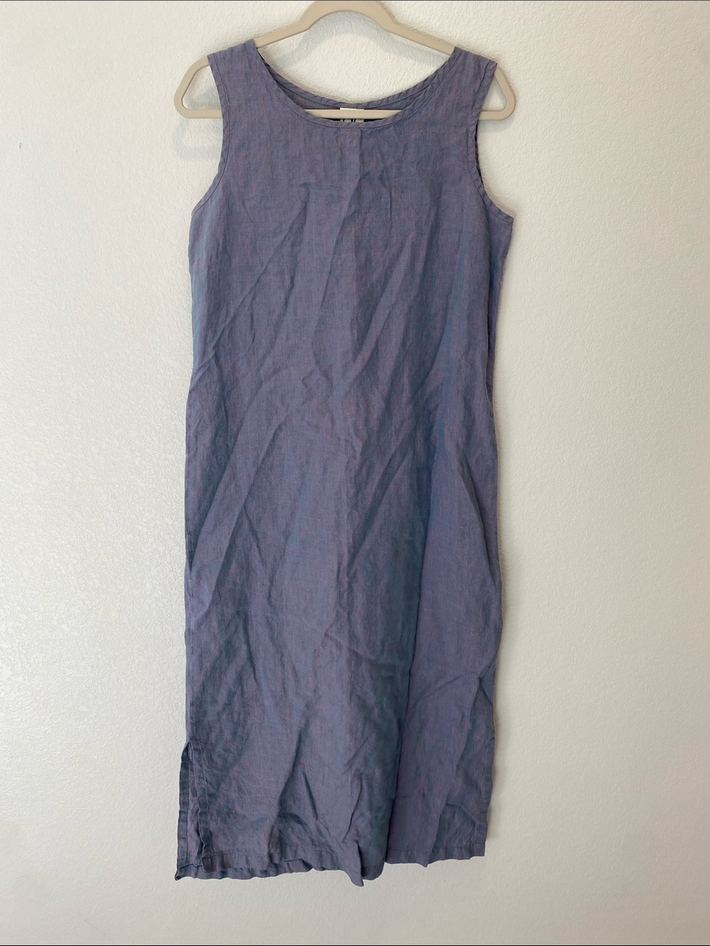 CTC | Purple & green mixed linen maxi dress